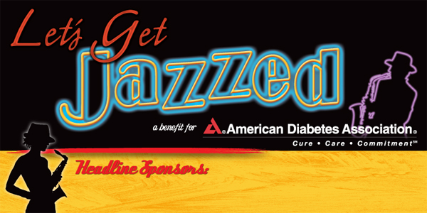 Large Banner to Honor Donors at Let's Get Jazzed Event large donor banner for Let's Get Jazzed event