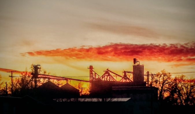 Kansas Sky, Junky Photo, Google Filters to Grungify