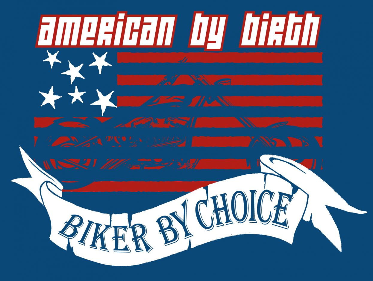 American By Birth Concept for Tee