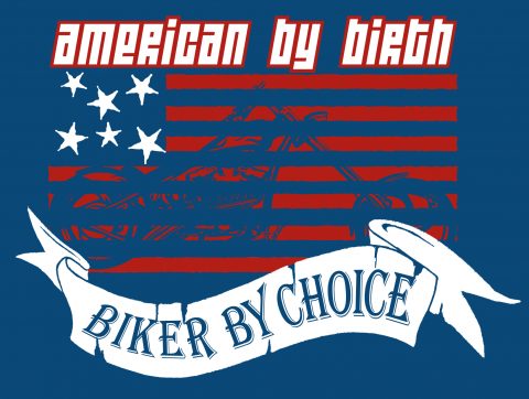 American By Birth Concept for Tee
