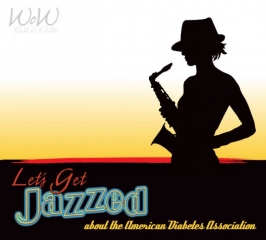 branding illustration for Let's Get Jazzed