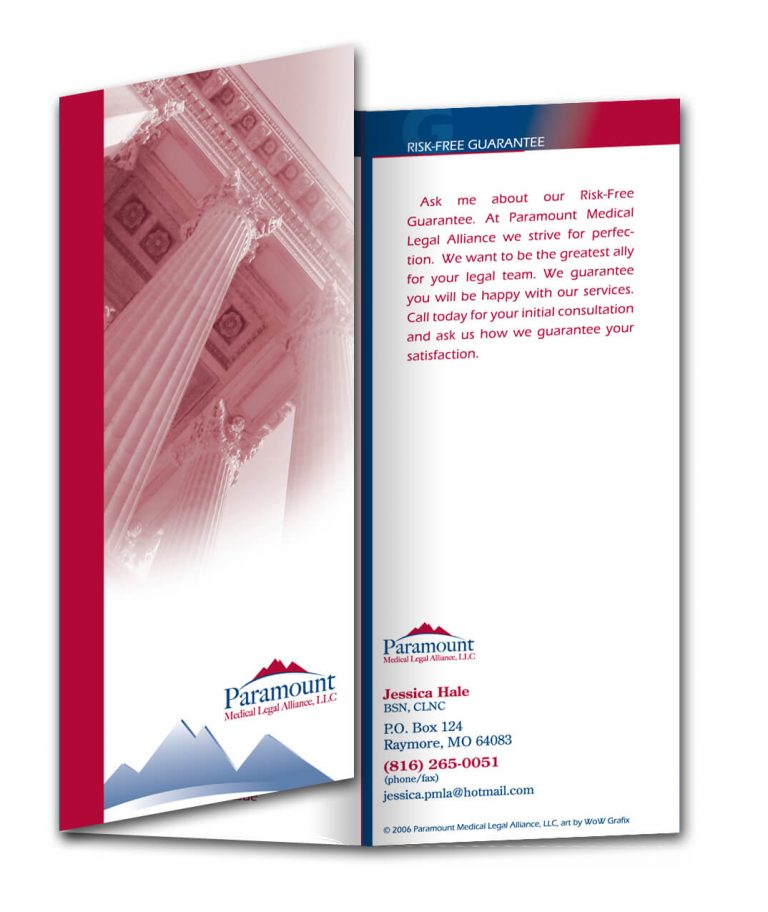Paramount Brochure Design