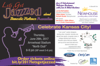Newspaper Advertisement for Let's Get Jazzed event promotion